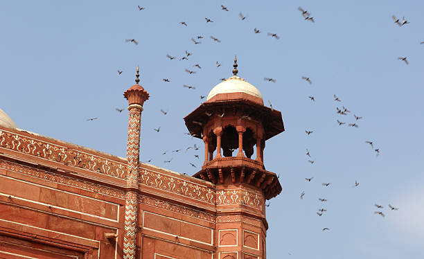 Uttar Pradesh Agra wonderful architecture stock photo