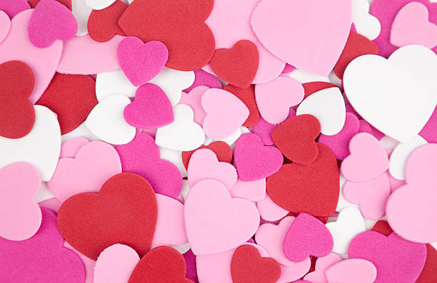 Valentine Heart Background, Pink, Red, White, Design, stock photo