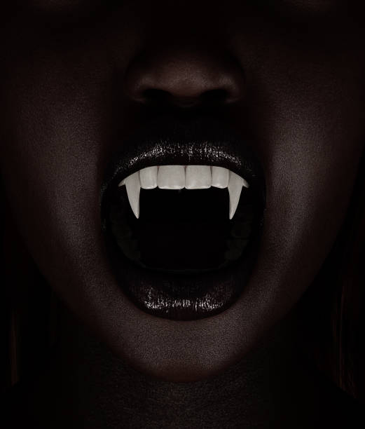 Vampire's woman,3d illustration stock photo