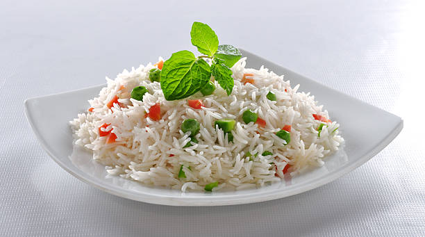 Vege Rice A delicious and  healthy Vegetable Rice. boiled stock pictures, royalty-free photos & images