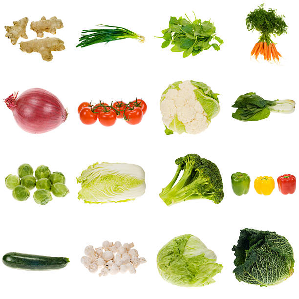 vegetable collection stock photo