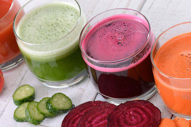 Vegetable juice stock photo