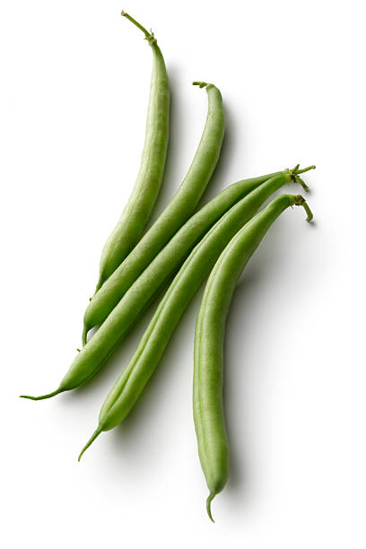 Vegetables: Green Bean Isolated on White Background More Photos like this here... green bean stock pictures, royalty-free photos & images