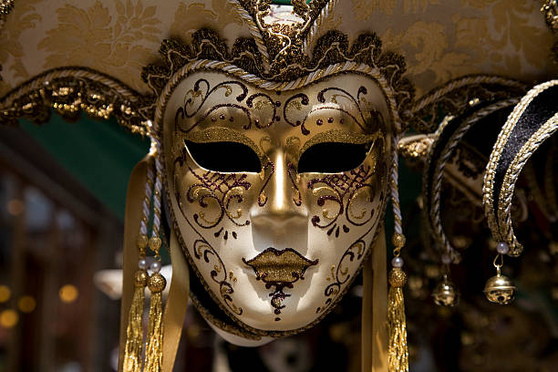 venecian maschera di carnevale xl - carnevale venezia foto e immagini stock