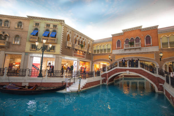 Venetian hotel is a luxury hotel and casino resort in Macau owned by the American Las Vegas Sands company. Venetian hotel is a luxury hotel and casino resort in Macau owned by the American Las Vegas Sands company. the venetian macao stock pictures, royalty-free photos & images