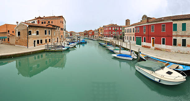Venezia, Murano island stock photo