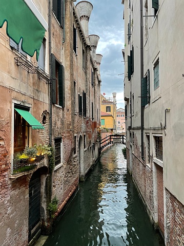 Famous view of Venice canals