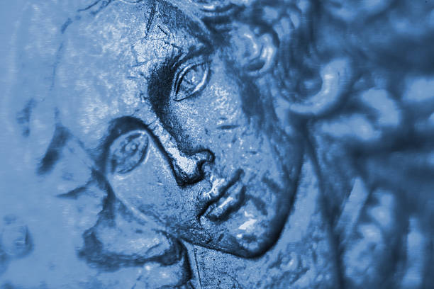 venus in blue  botticelli stock pictures, royalty-free photos & images