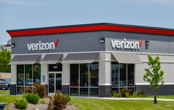 Verizon Wireless Store stock photo