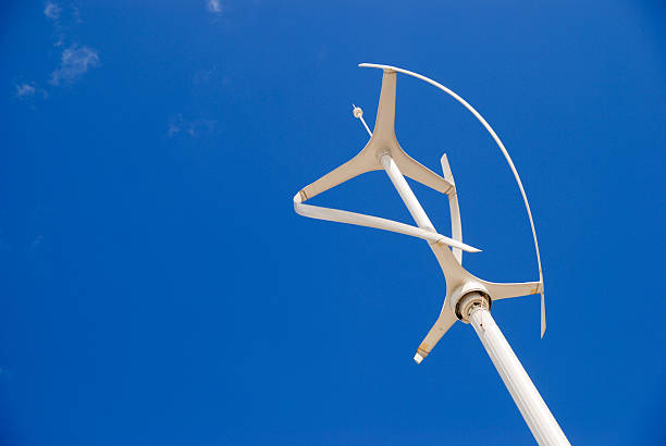 Vertical axis energy wind turbine Vertical axis energy wind turbine vertical axis wind turbine stock pictures, royalty-free photos & images