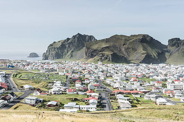 Vestmannaeyjar island, Iceland stock photo