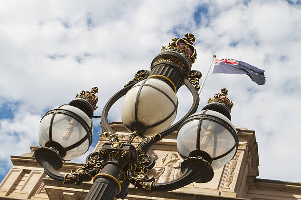 Victorian State Parliament, Melbourne, Australia stock photo
