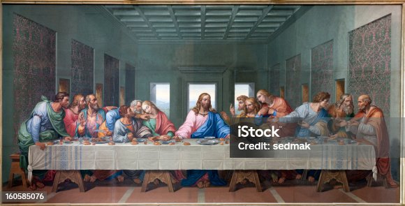 istock Vienna - Mosaic of Last supper by Giacomo Raffaelli 160585076