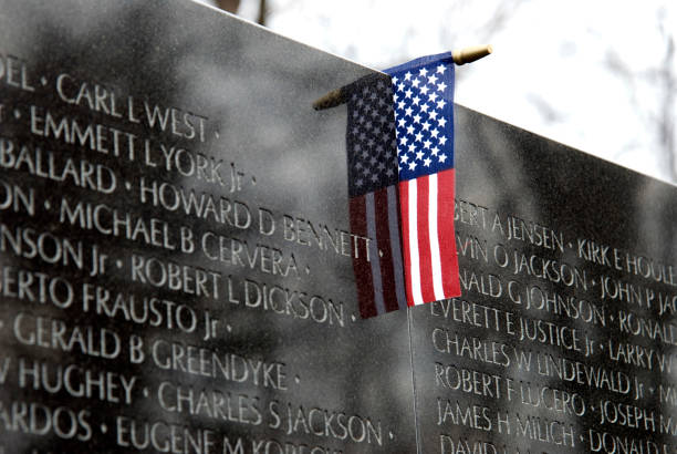 Vietnam Veterans Memorial stock photo