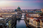 istock View along the river Spree to the Berlin Cathedral and  urban skyline of Berlin, Germany 1272084793