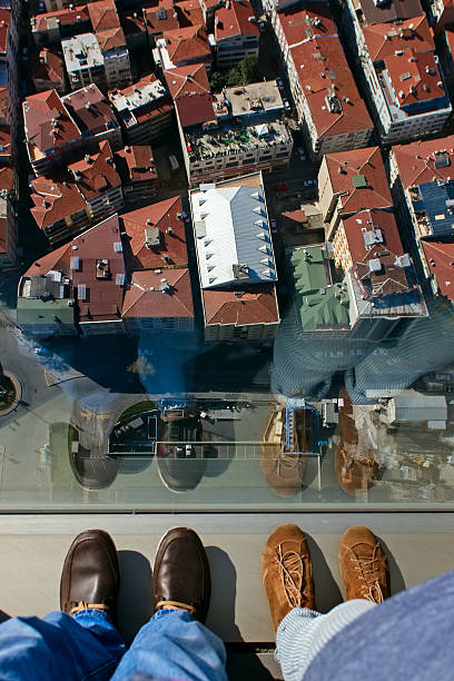 View from a tall building stock photo