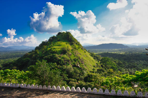 view from dambulla rock temple beautiful view from dambulla rock temple dambulla stock pictures, royalty-free photos & images