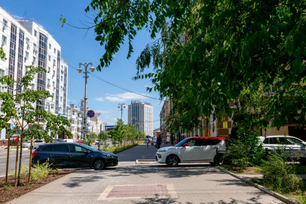 view of architecture and buildings in the central part of - belgorod 個照片及圖片檔
