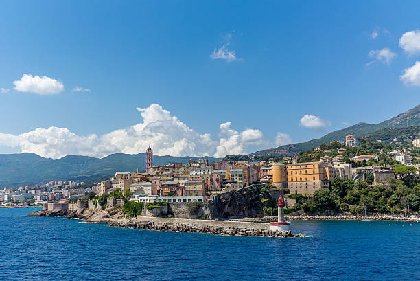 View of Bastia in Corsica from the port View of Bastia in Corsica from the port bastia stock pictures, royalty-free photos & images