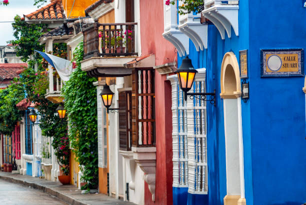 View of Cartagena de Indias, Colombia stock photo