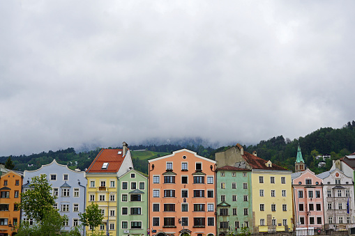 Decoration by natural landscape of Innsbruck, Austria
