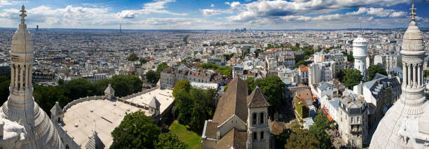 View of Paris. Sacre Couer stock photo