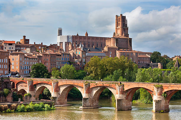 View of the Albi, France stock photo