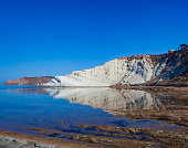istock View of the Scala dei Turchi. A fascinating limestone rock steep on an amazing sea in Realmonte 1337281219