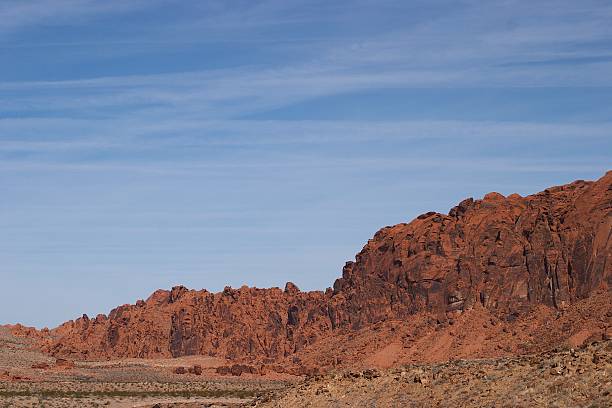 View of Valley of Fire stock photo