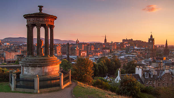 View over Edinburgh city edinburgh stock pictures, royalty-free photos & images