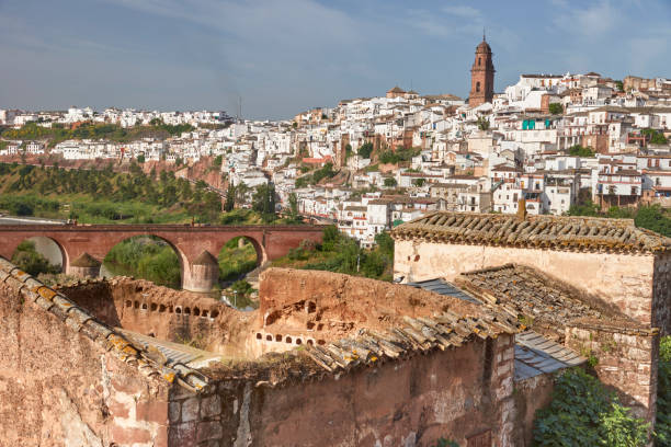 views of the city of Montoro in the province of Cordoba. Andalusia, Spain views of the city of Montoro in the province of Cordoba. Andalusia, Spain cordoba spain stock pictures, royalty-free photos & images