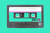 istock Vintage Cassette 1340996064
