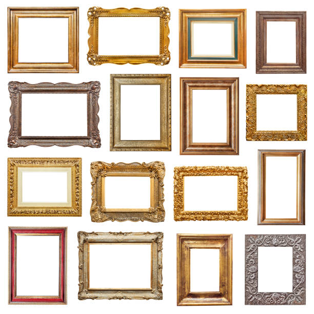 Vintage frames collection stock photo