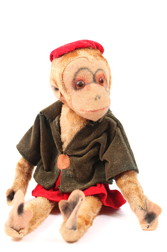 Vintage Monkey Doll Stock Photo - Download Image Now - iStock