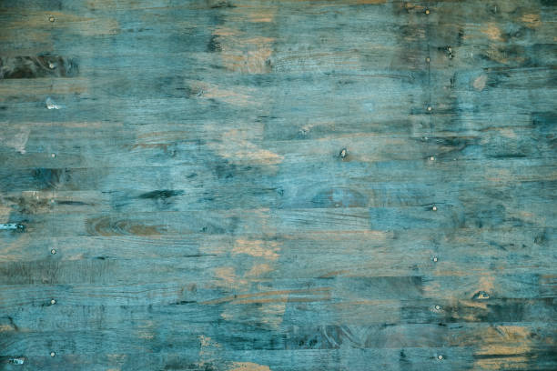 vintage of blue wooden background, texture wood wall, grunge of wood wall stock photo