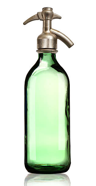 Vintage siphon isolated clipping path. stock photo