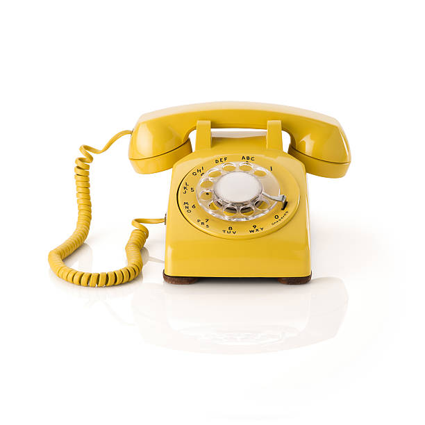 Vintage Telephone stock photo