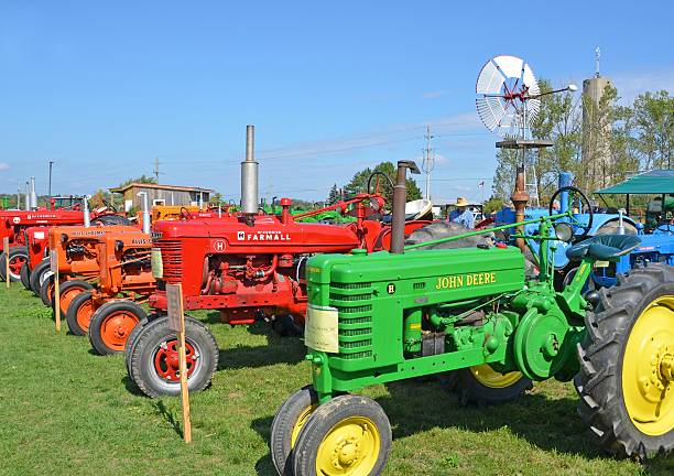Vintage Tractors stock photo