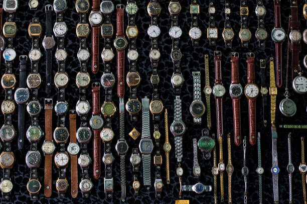 Vintage Watch Collection stock photo