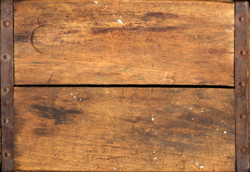 High resolution antique boards nicely aged with rusty nails and metal.