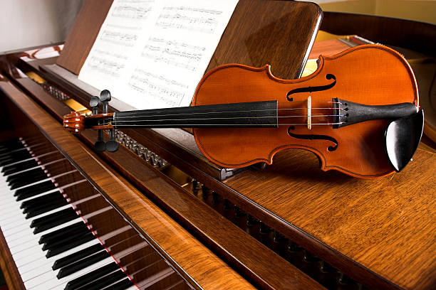 Violin stock photo