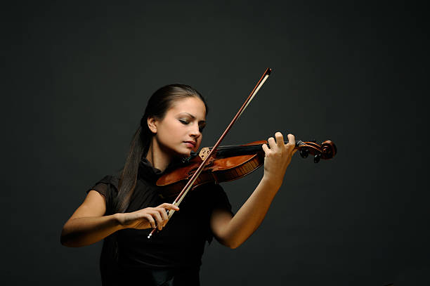 violinist stock photo