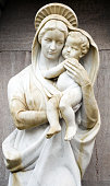 istock Virgin Mary and child Christ statue 860965528