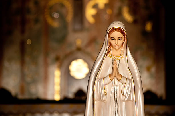 Virgin Mary Statue of Virgin Mary virgin mary stock pictures, royalty-free photos & images
