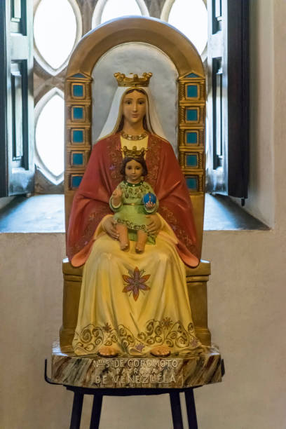 Virgin of Coromoto, patron saint of Venezuela - Our Lady of Coromoto stock photo