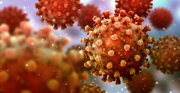 virus coronavirus covid-19 - cel stockfoto's en -beelden