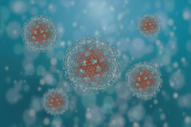 virus reproducing in the bloodstream 3d rendering close up of virus reproducing in the bloodstream coronavirus, papilloma immunology stock pictures, royalty-free photos & images