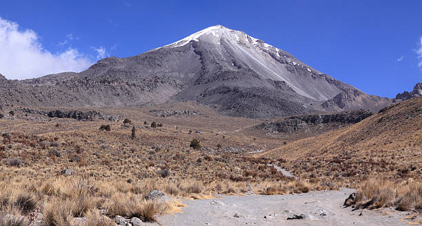 Volcano Pico de Orizaba stock photo
