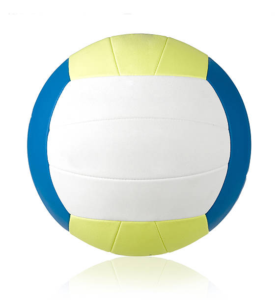 Volleyball the indoor and beach games isolated stock photo