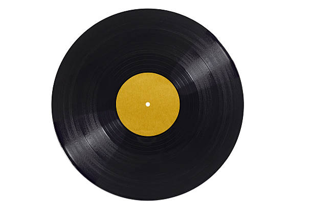 vynil vinyl record play music vintage stock photo